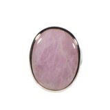 Zilveren ring kunziet maat 18 1/2 | ovaal 2,3 x 1,8 cm Zilveren ring kunziet maat 18 1/2 | ovaal 2,3 x 1,8 cm