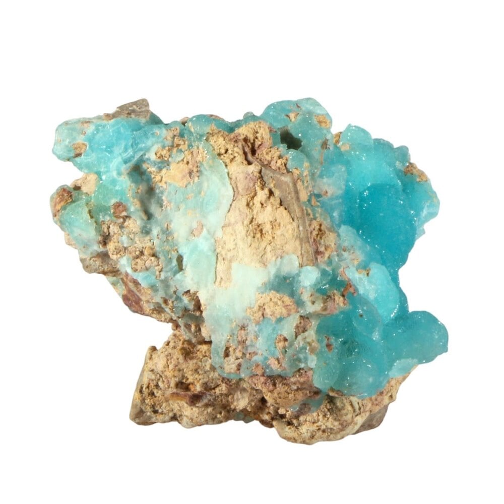 Smithsoniet (blauw) cluster 3,9 x 4,3 x 3,6 cm | 54 gram Smithsoniet (blauw) cluster 3,9 x 4,3 x 3,6 cm | 54 gram