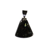 Zilveren hanger nuummiet | driehoek 2,2 x 2,2 cm