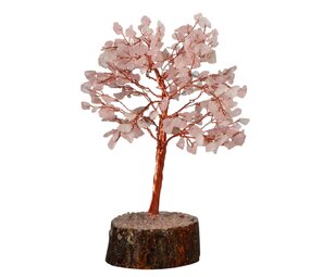 Rozenkwarts edelsteen boompje (koperkleurig) 23 cm Rozenkwarts edelsteen boompje (koperkleurig) 23 cm