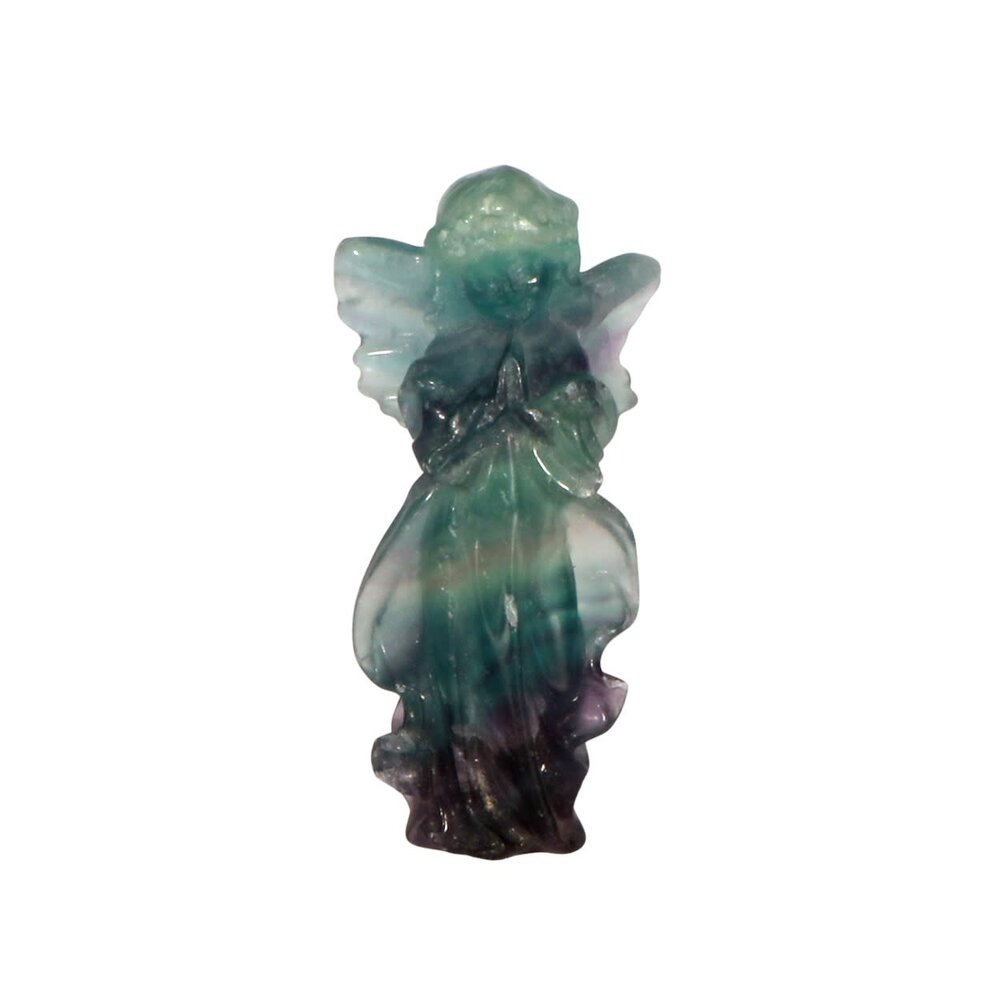 Fluoriet (multi) engel 7 x 3 x 3,5 cm Fluoriet (multi) engel 7 x 3 x 3,5 cm