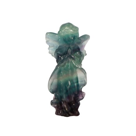 Fluoriet (multi) engel 7 x 3 x 3,5 cm Fluoriet (multi) engel 7 x 3 x 3,5 cm