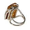 Zilveren ring barnsteen maat 18 1/2 (verstelbaar) | rechthoek 2,3 x 1,5 cm Zilveren ring barnsteen maat 18 1/2 (verstelbaar) | rechthoek 2,3 x 1,5 cm