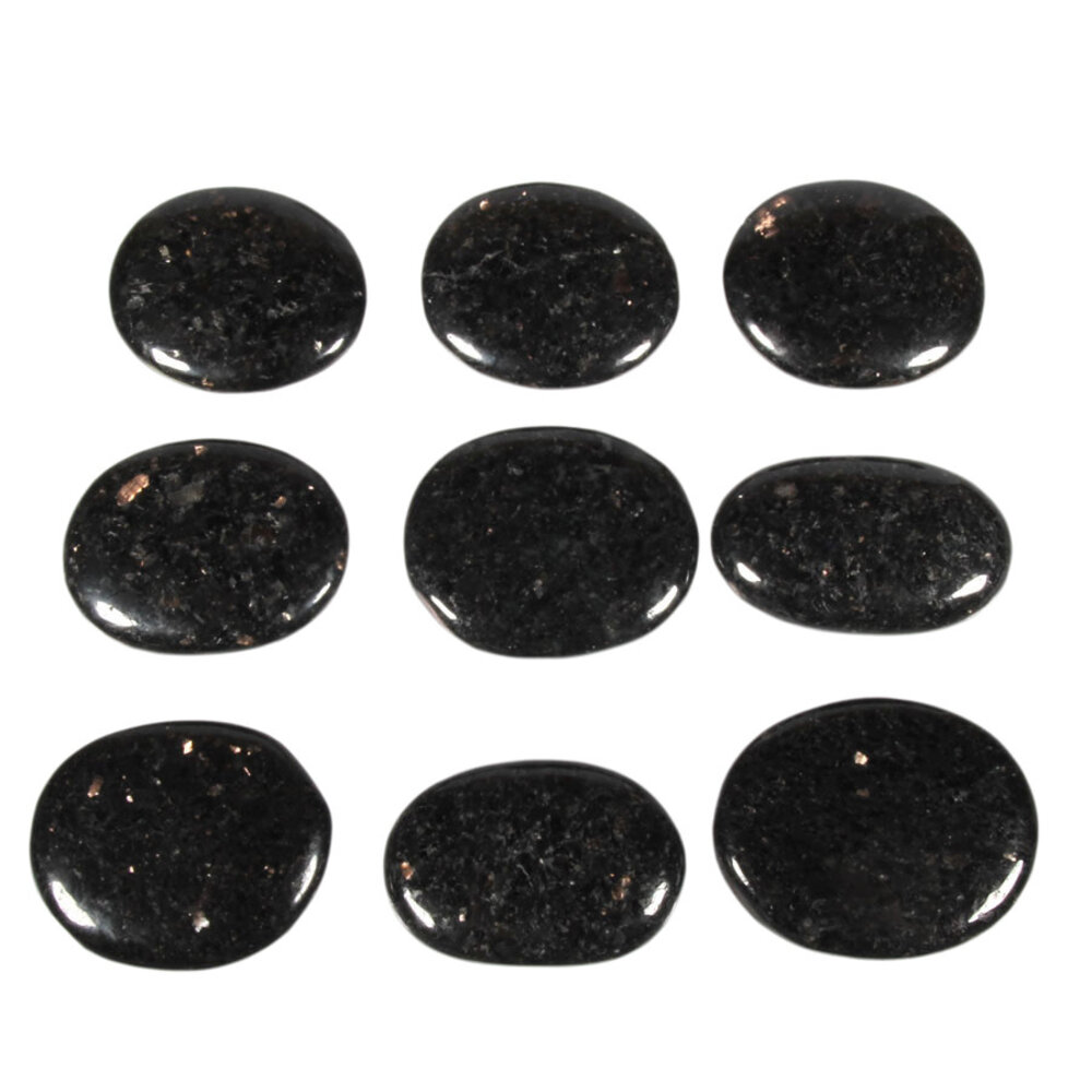 Nuummiet steen plat gepolijst Nuummiet steen plat gepolijst