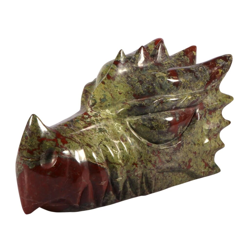 Jaspis (drakenbloed) draken schedel 26 × 13 x 14 cm | 6720 gram Jaspis (drakenbloed) draken schedel 26 × 13 x 14 cm | 6720 gram