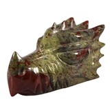 Jaspis (drakenbloed) draken schedel 26 × 13 x 14 cm | 6720 gram Jaspis (drakenbloed) draken schedel 26 × 13 x 14 cm | 6720 gram