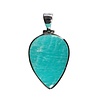 Zilveren hanger amazoniet | druppel 3,3 x 2,4 cm Zilveren hanger amazoniet | druppel 3,3 x 2,4 cm