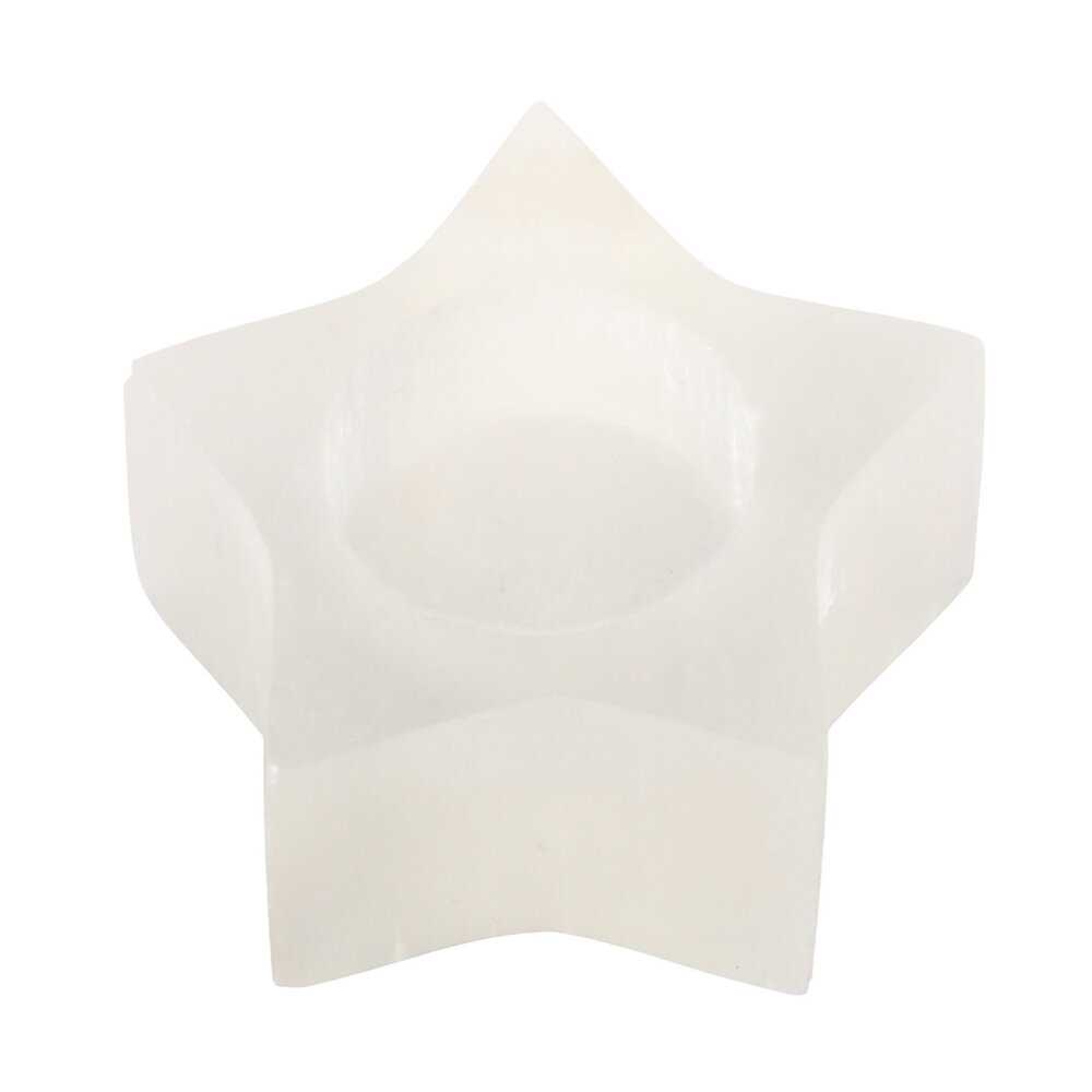 Seleniet theelichthouder ster Seleniet theelichthouder ster