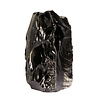 Obsidiaan ruw staand 7,5 x 9 x 18,5 cm | 2983 gram