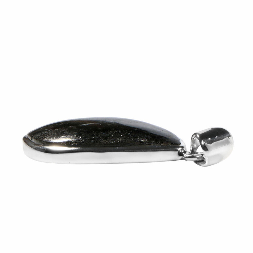 Zilveren hanger nuummiet | wave 5,5 x 2,3 cm Zilveren hanger nuummiet | wave 5,5 x 2,3 cm