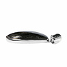 Zilveren hanger nuummiet | wave 5,5 x 2,3 cm Zilveren hanger nuummiet | wave 5,5 x 2,3 cm