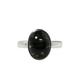 Zilveren ring nuummiet maat 19 | ovaal 1,3 x 1 cm Zilveren ring nuummiet maat 19 | ovaal 1,3 x 1 cm