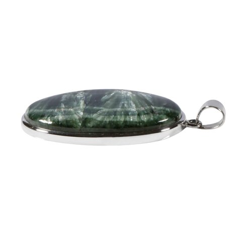 Zilveren hanger serafiniet | ovaal 4 x 2,5 cm Zilveren hanger serafiniet | ovaal 4 x 2,5 cm