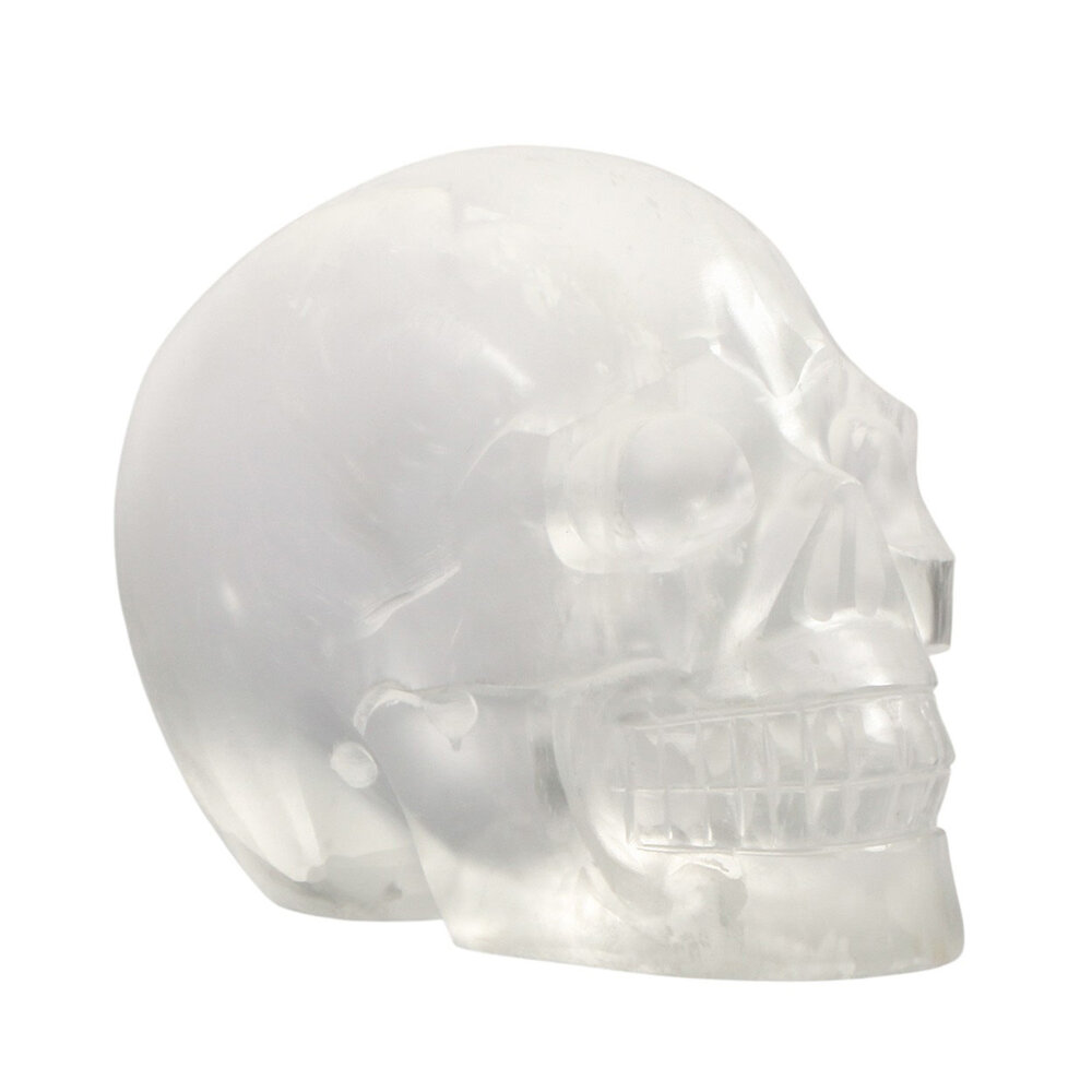 Mariaglas kristallen schedel 10,3 x 8 x 6,5 cm | 715 gram Mariaglas kristallen schedel 10,3 x 8 x 6,5 cm | 715 gram