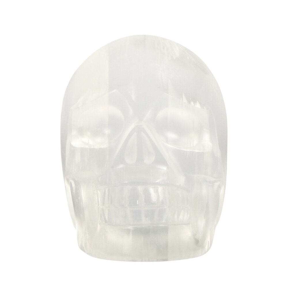 Mariaglas kristallen schedel 10,3 x 8 x 6,5 cm | 715 gram Mariaglas kristallen schedel 10,3 x 8 x 6,5 cm | 715 gram