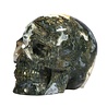 Mosagaat kristallen schedel 12,5 x 10,5 x 8,5 cm | 1464 gram Mosagaat kristallen schedel 12,5 x 10,5 x 8,5 cm | 1464 gram