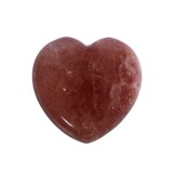 Aardbeienkwarts hart 3 cm Aardbeienkwarts hart 3 cm
