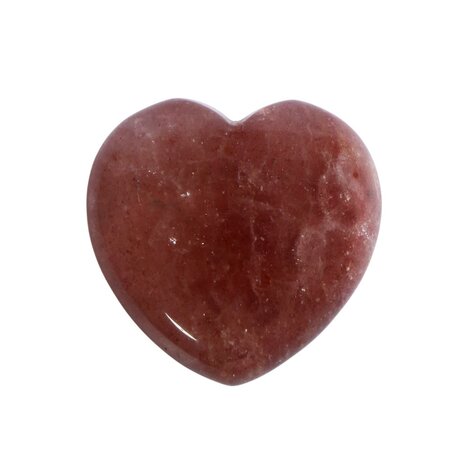 Aardbeienkwarts hart 3 cm Aardbeienkwarts hart 3 cm