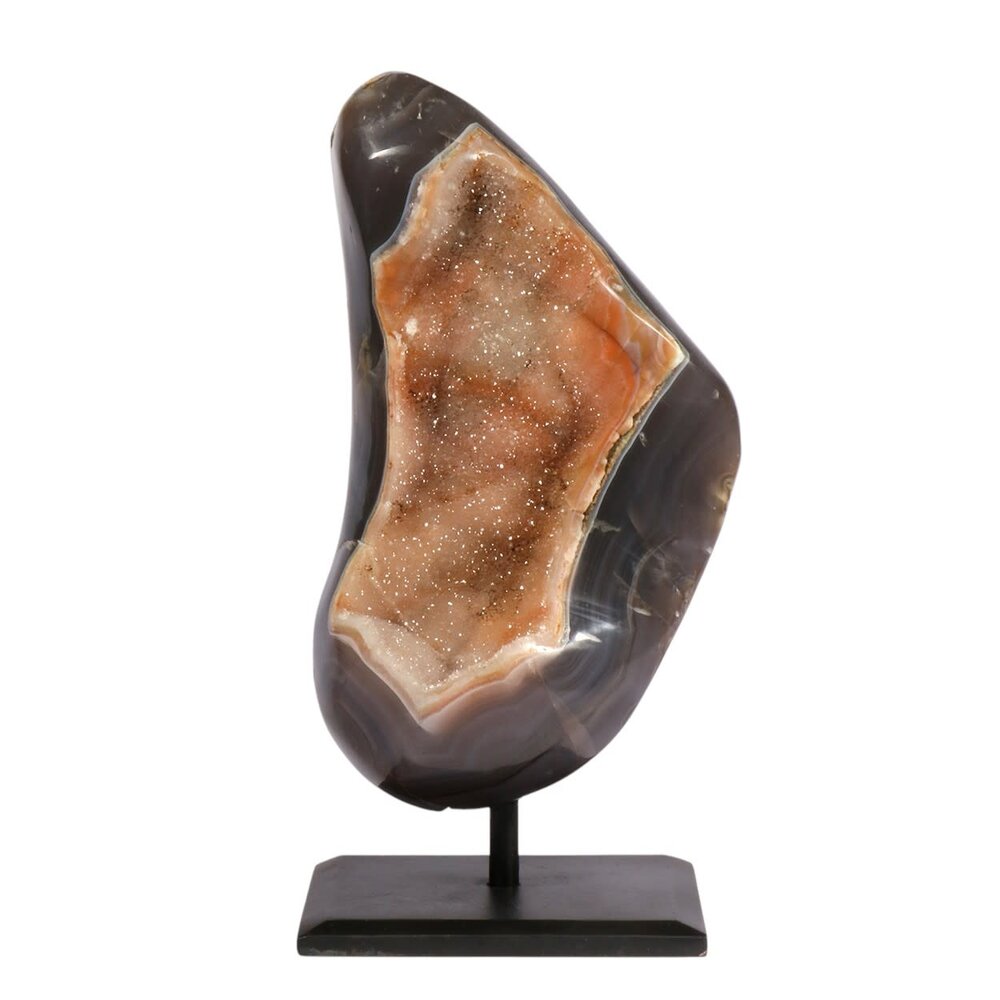 Amethist (galaxy) cluster 19,1 x 11,3 x 7,4 cm | 2149 gram | op standaard