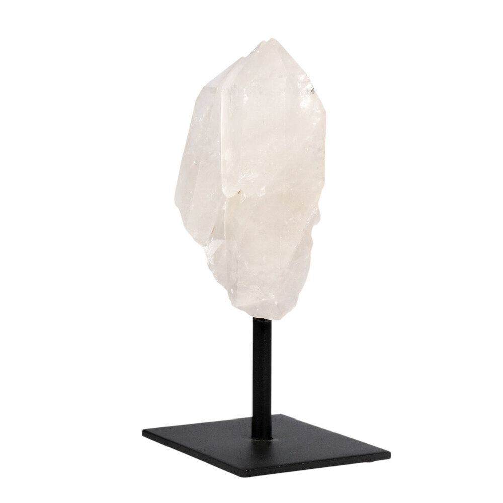 Bergkristal op standaard 13,4 x 8,5 x 6,8 cm | 971 gram