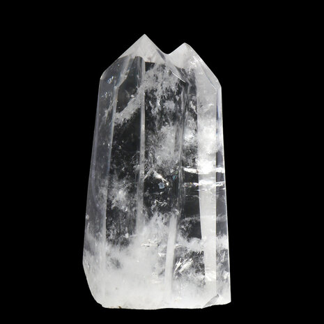 Bergkristal (zielsverwant) staand geslepen 10,2 x 5,5 x 3,5 cm | 282 gram