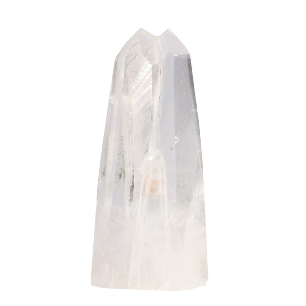 Bergkristal (zielsverwant) staand geslepen 11,2 x 4,8 x 4,2 cm | 302 gram