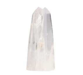 Bergkristal (zielsverwant) staand geslepen 11,2 x 4,8 x 4,2 cm | 302 gram