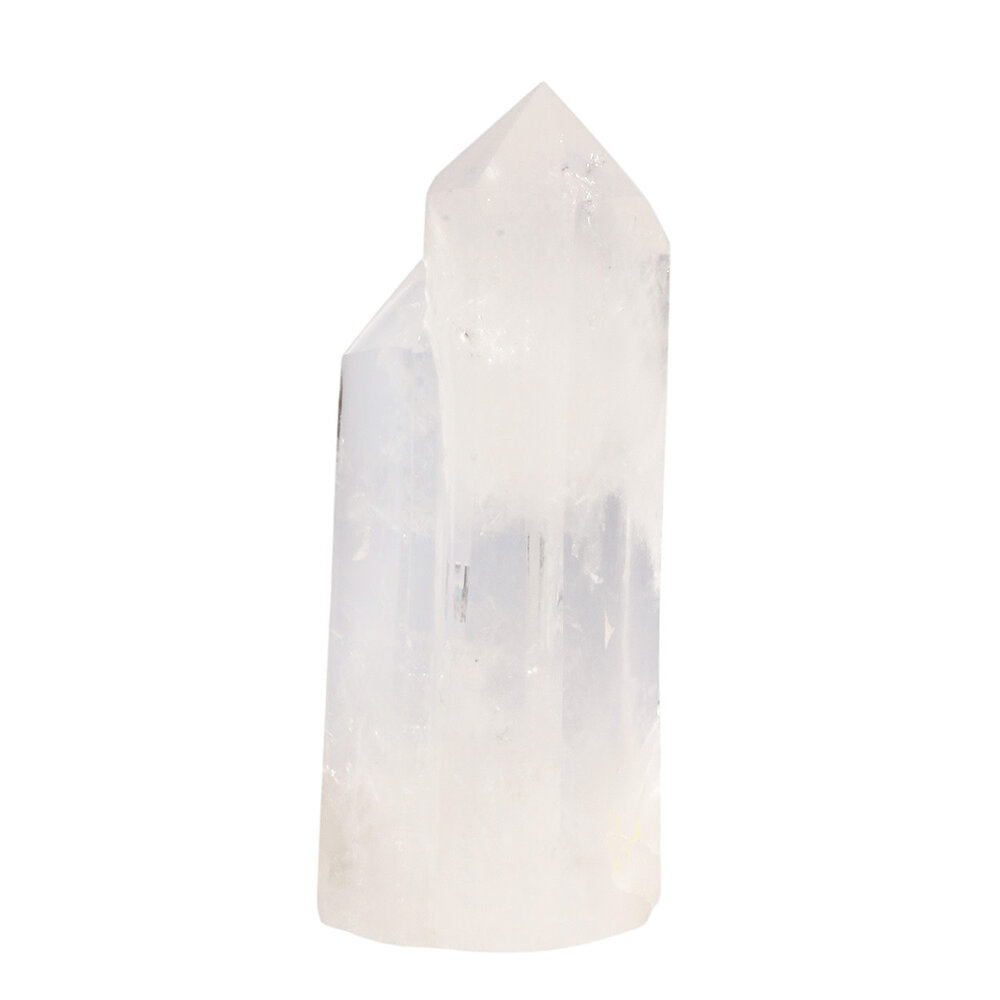 Bergkristal (zielsverwant) staand geslepen 11,8 x 4,8 x 4,2 cm | 386 gram Bergkristal (zielsverwant) staand geslepen 11,8 x 4,8 x 4,2 cm | 386 gram