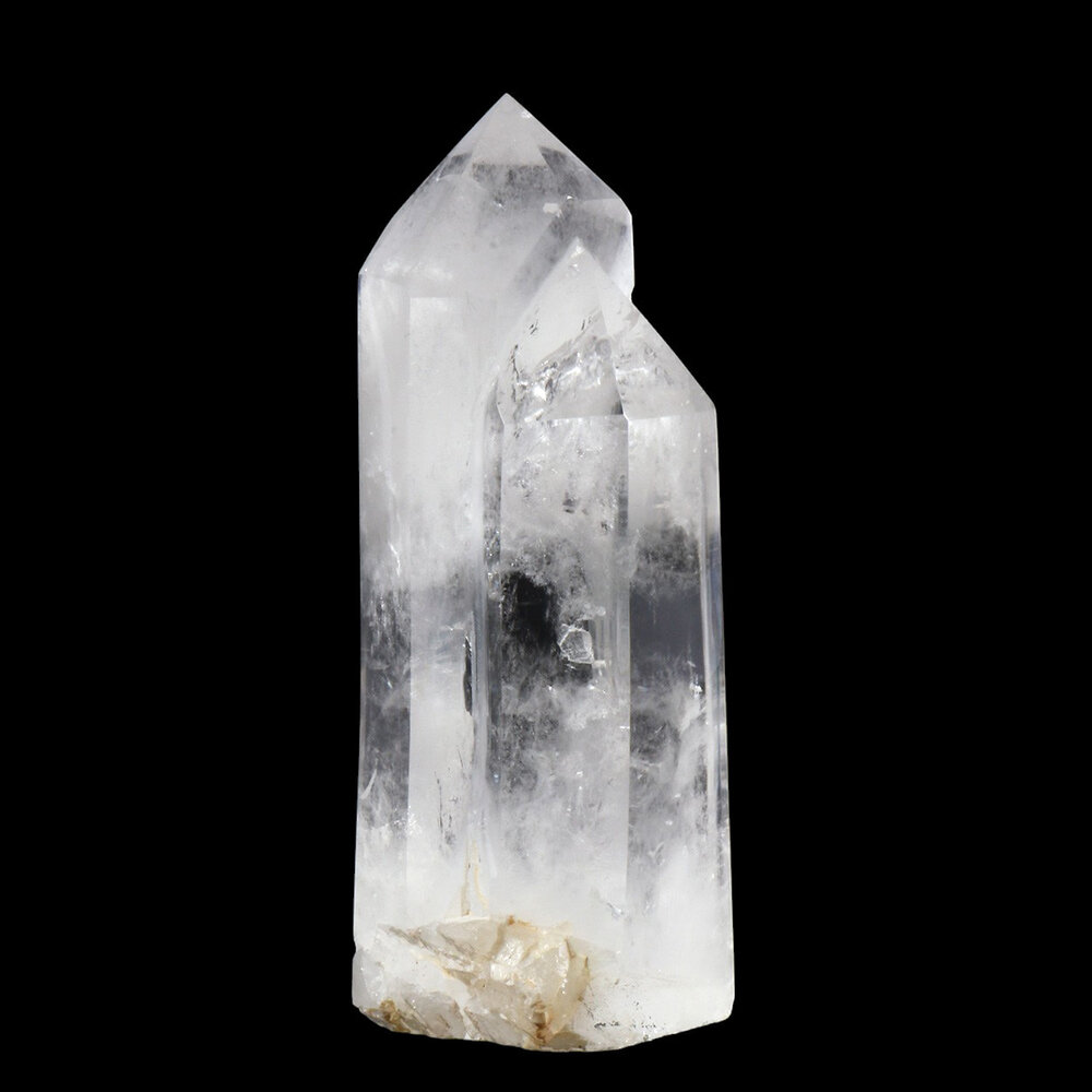 Bergkristal (zielsverwant) staand geslepen 11,8 x 4,8 x 4,2 cm | 386 gram Bergkristal (zielsverwant) staand geslepen 11,8 x 4,8 x 4,2 cm | 386 gram