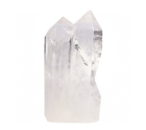 Bergkristal (zielsverwant) staand geslepen 11,9 x 6 x 4,1 cm | 522 gram