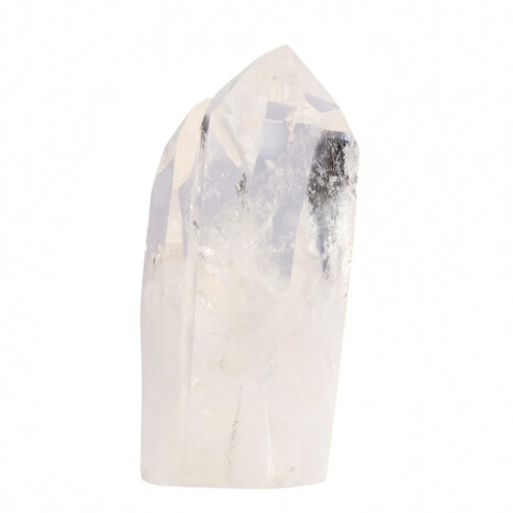 Bergkristal (zielsverwant) staand geslepen 12,4 x 6,4 x 4,5 cm | 548 gram