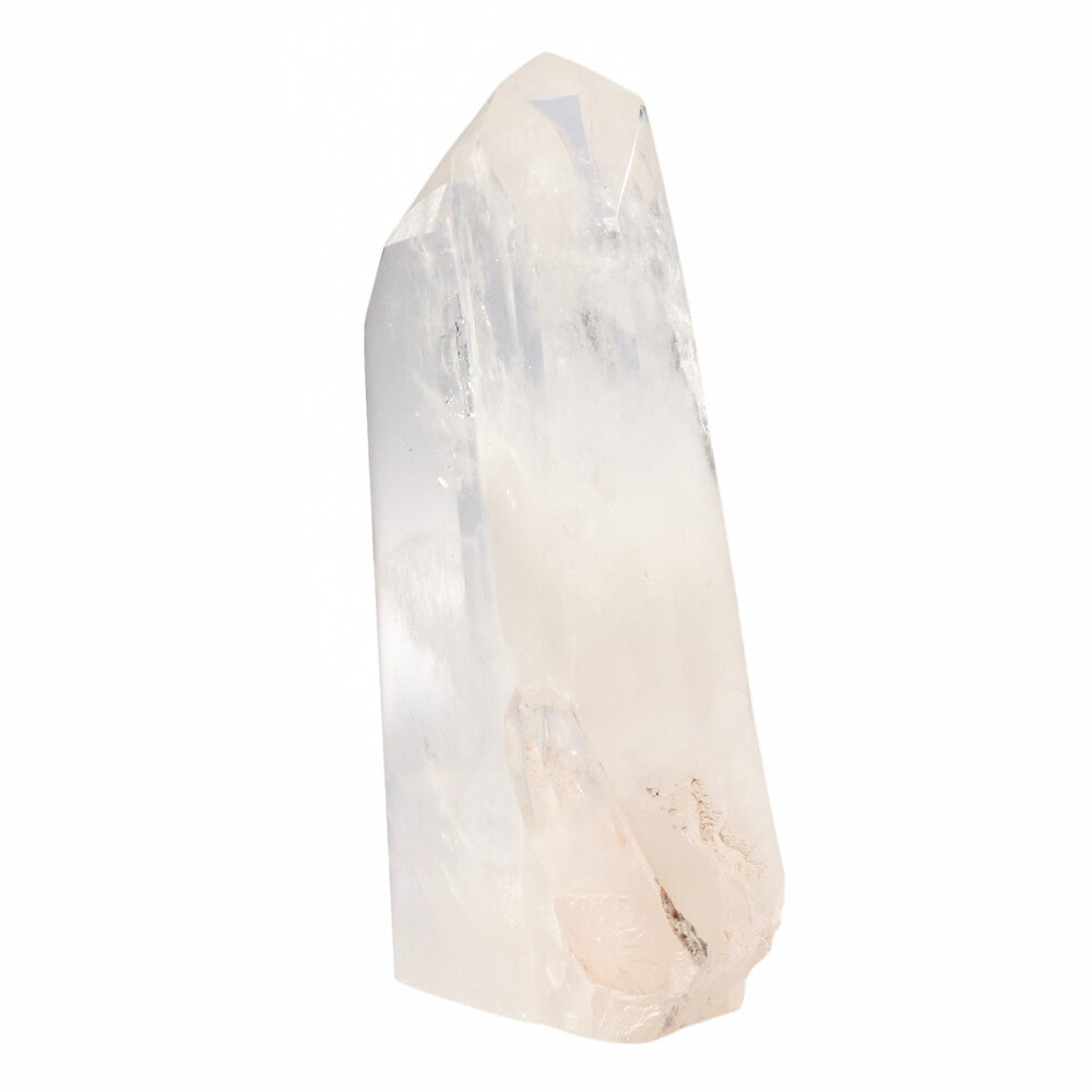 Bergkristal (zielsverwant) staand geslepen 22,4 x 12,6 x 6,5 cm | 2330 gram