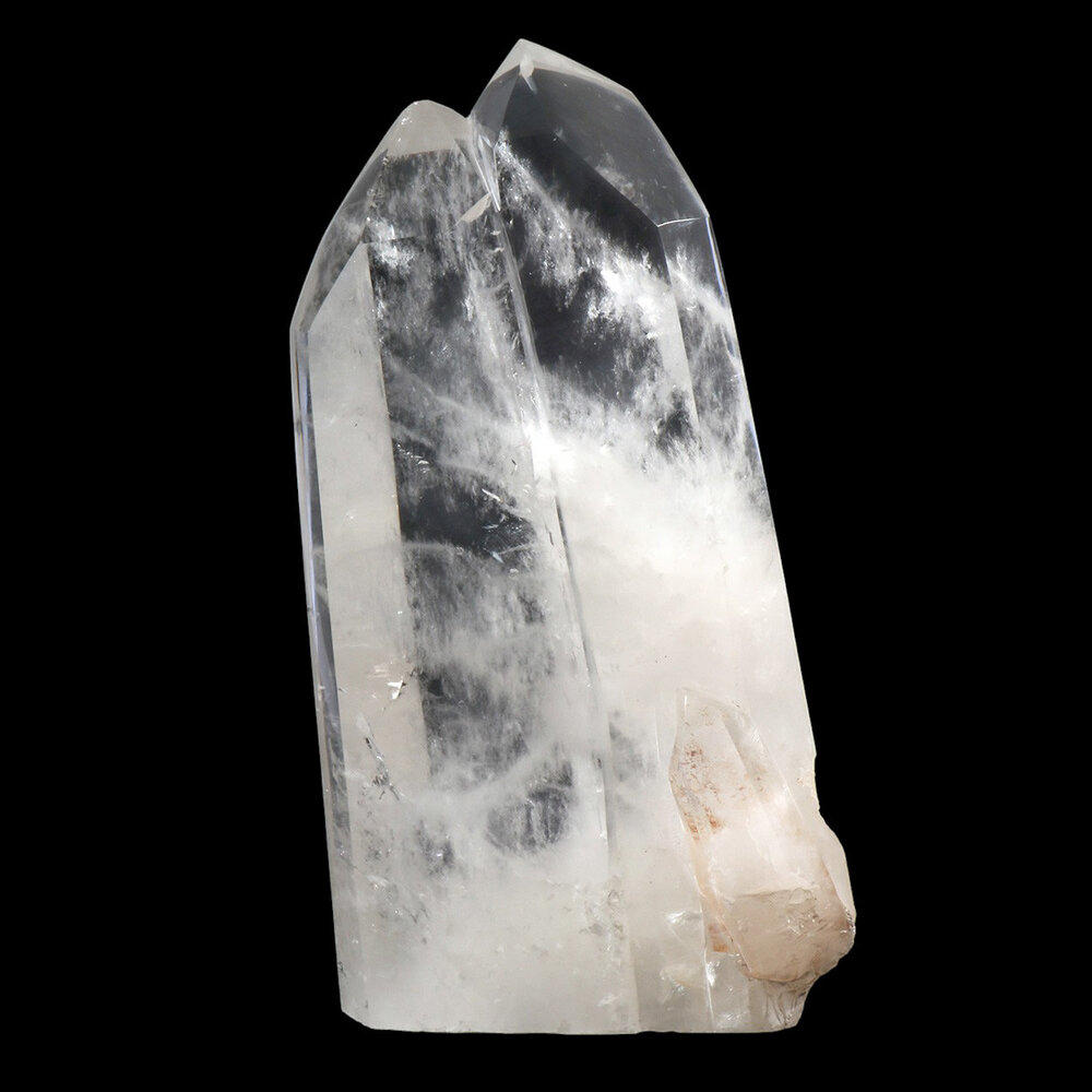 Bergkristal (zielsverwant) staand geslepen 22,4 x 12,6 x 6,5 cm | 2330 gram