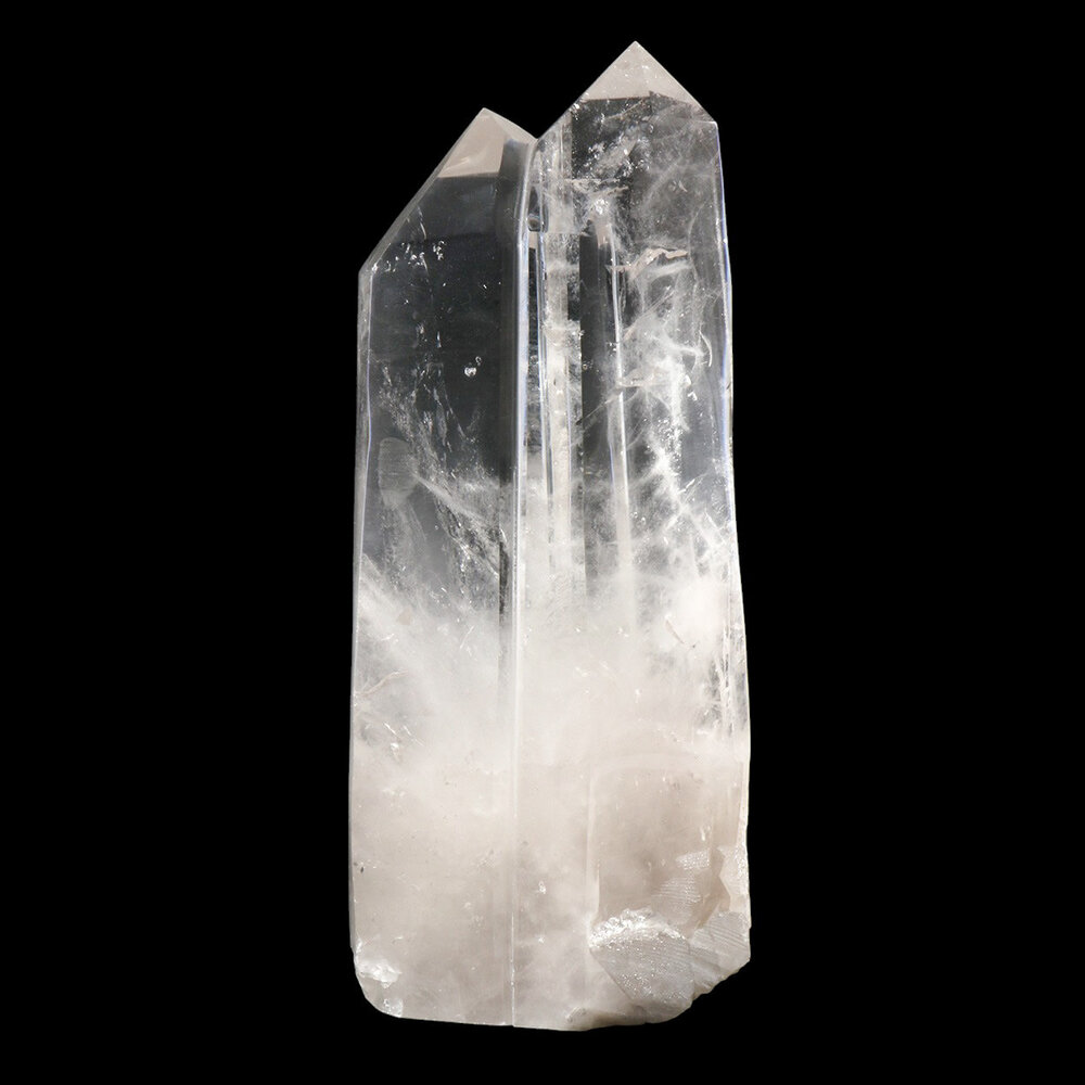 Bergkristal (zielsverwant) staand geslepen 25,5 x 10,8 x 7,9 cm | 2758 gram Bergkristal (zielsverwant) staand geslepen 25,5 x 10,8 x 7,9 cm | 2758 gram