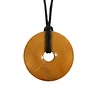 Jaspis (geel) hanger donut 3 cm