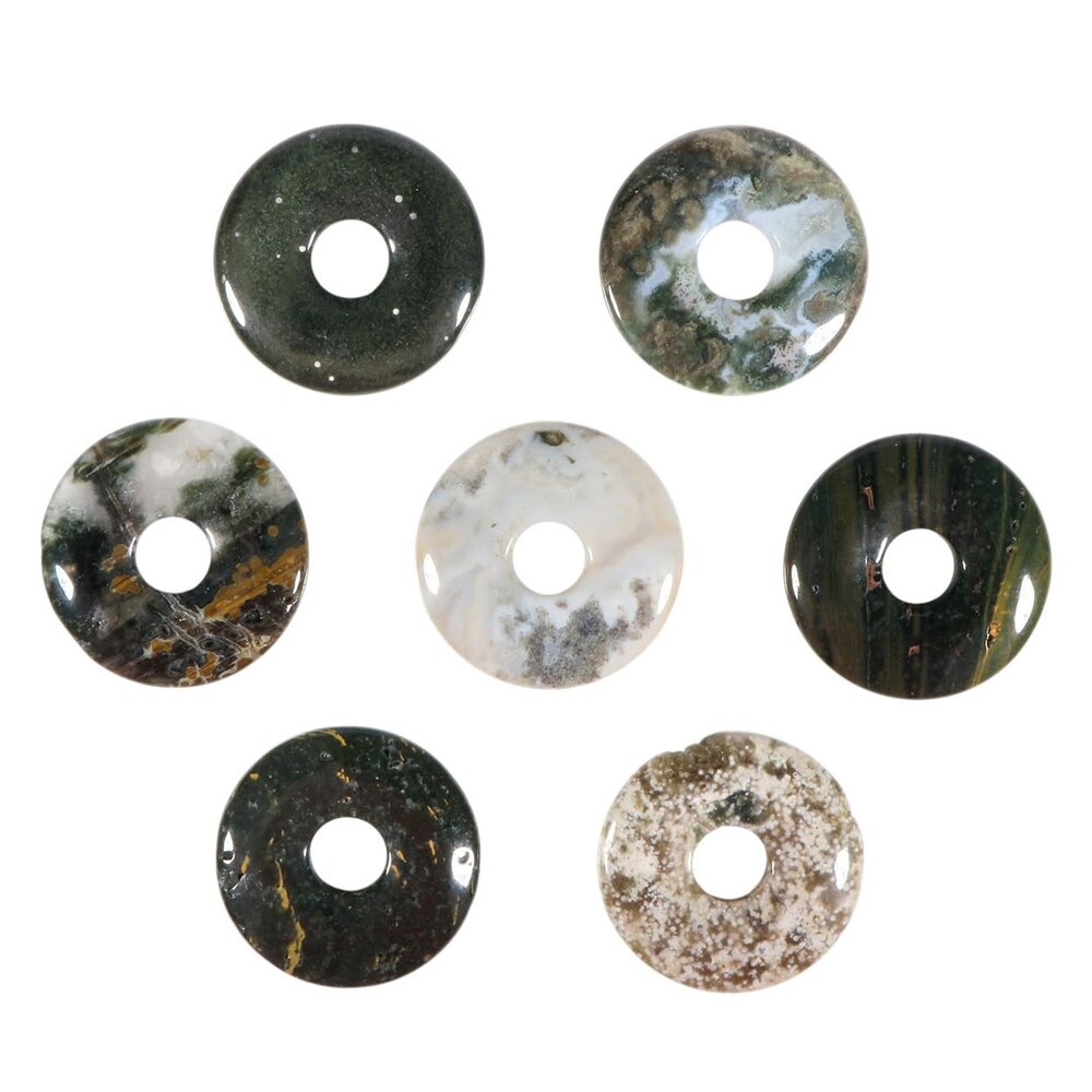 Jaspis (oceaan) hanger donut 3 cm