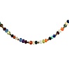 Gold filled ketting met multicolour gefacetteerde rondelles Gold filled ketting met multicolour gefacetteerde rondelles