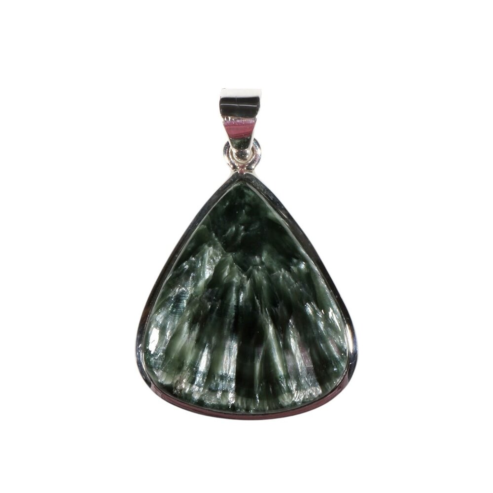 Zilveren hanger serafiniet | driehoek 3 x 2,7 cm Zilveren hanger serafiniet | driehoek 3 x 2,7 cm