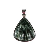 Zilveren hanger serafiniet | driehoek 3 x 2,7 cm