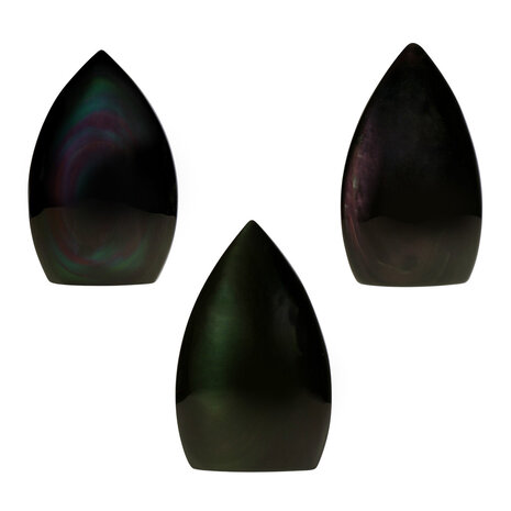 Obsidiaan (regenboog) sculptuur 200 - 300 gram Obsidiaan (regenboog) sculptuur 200 - 300 gram
