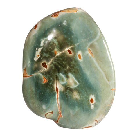 Jaspis (polychroom) sculptuur 27 x 21 x 8,5 cm | 6,73 kg