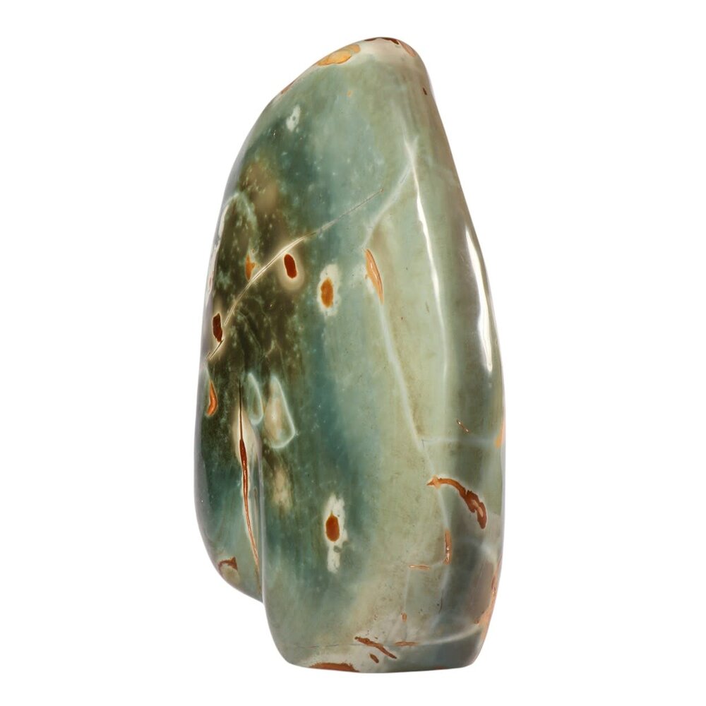 Jaspis (polychroom) sculptuur 27 x 21 x 8,5 cm | 6,73 kg