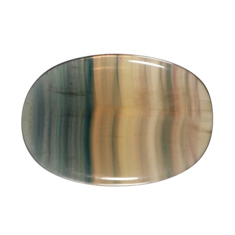 Fluoriet (multi) steen plat gepolijst