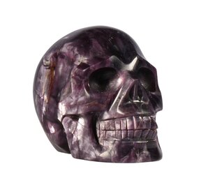 Lepidoliet A-kwaliteit kristallen schedel 7,8 x 6 x 4,8 cm | 369 gram Lepidoliet A-kwaliteit kristallen schedel 7,8 x 6 x 4,8 cm | 369 gram