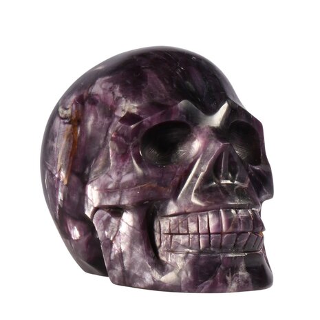 Lepidoliet A-kwaliteit kristallen schedel 7,8 x 6 x 4,8 cm | 369 gram Lepidoliet A-kwaliteit kristallen schedel 7,8 x 6 x 4,8 cm | 369 gram