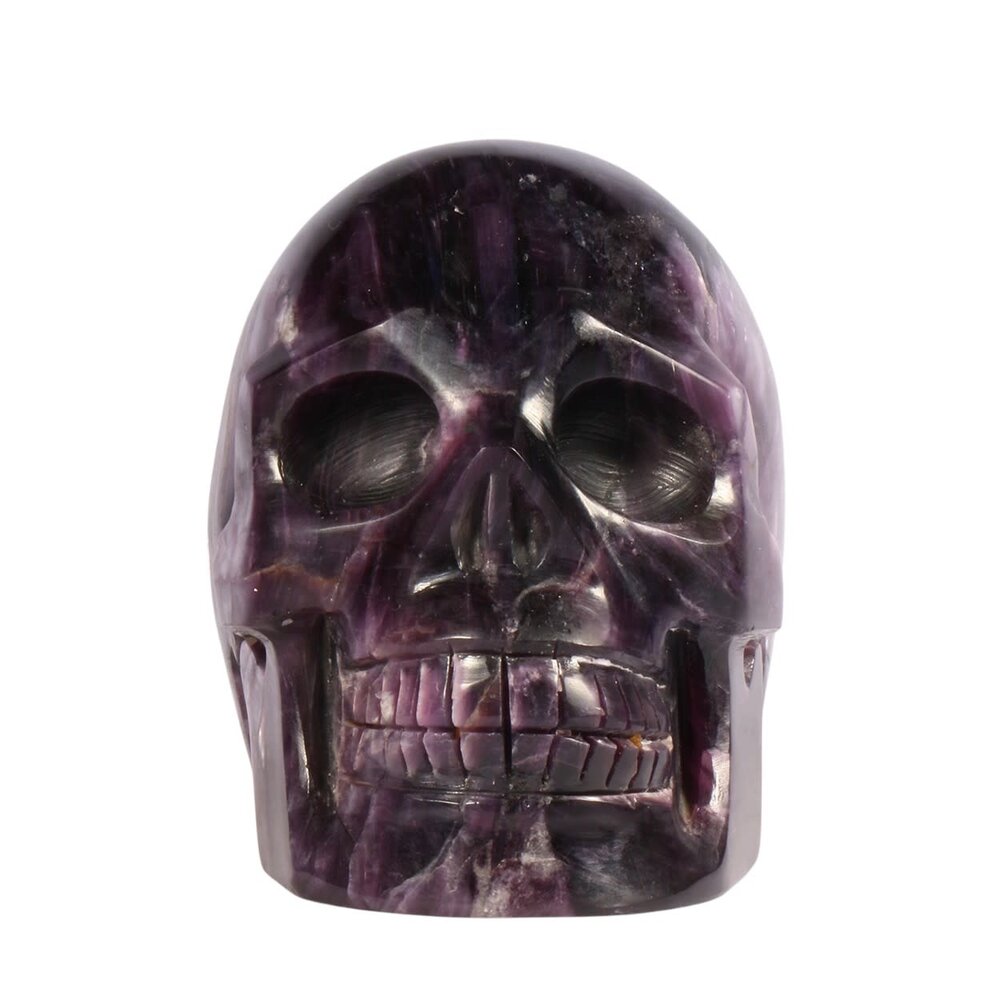 Lepidoliet A-kwaliteit kristallen schedel 7,8 x 6 x 4,8 cm | 369 gram Lepidoliet A-kwaliteit kristallen schedel 7,8 x 6 x 4,8 cm | 369 gram