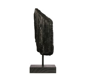 Toermalijn (zwart) ruw op standaard 17,4 x 6,7 x 8,3 cm | 1164 gram
