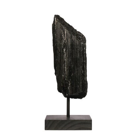 Toermalijn (zwart) ruw op standaard 17,4 x 6,7 x 8,3 cm | 1164 gram