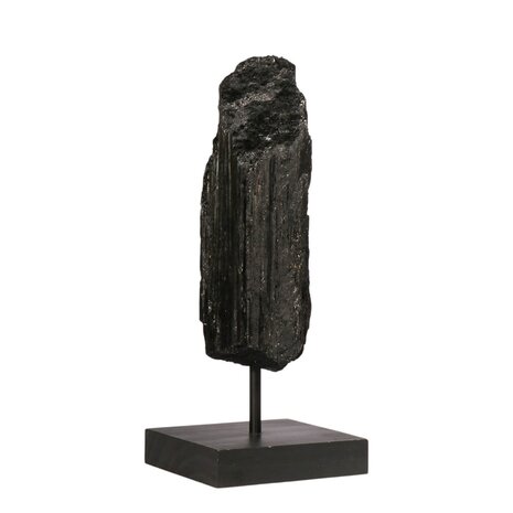 Toermalijn (zwart) ruw op standaard 17,4 x 6,7 x 8,3 cm | 1164 gram