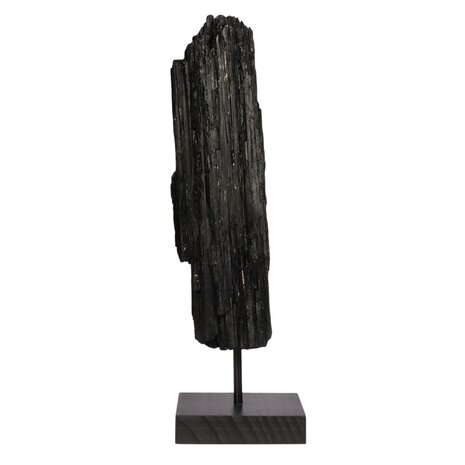 Toermalijn (zwart) ruw op standaard 22,6 x 7,8 x 6,5 cm | 1863 gram